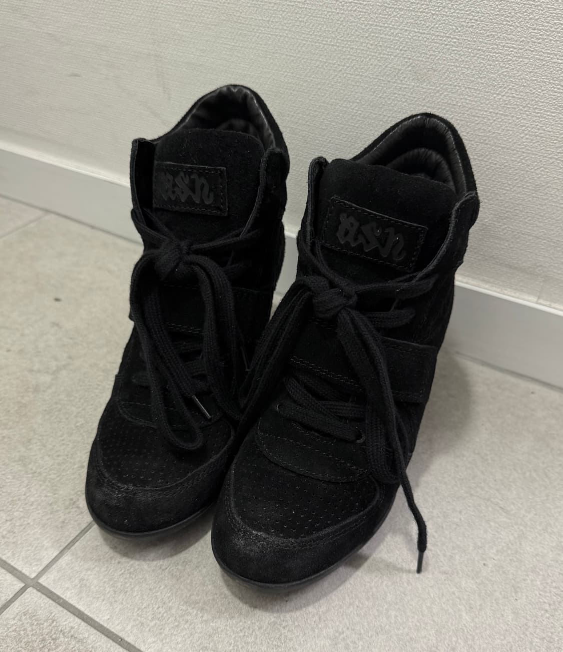 Ash 아쉬 스웨이드 웨지힐 스니커즈 (38사이즈) 상품이미지2