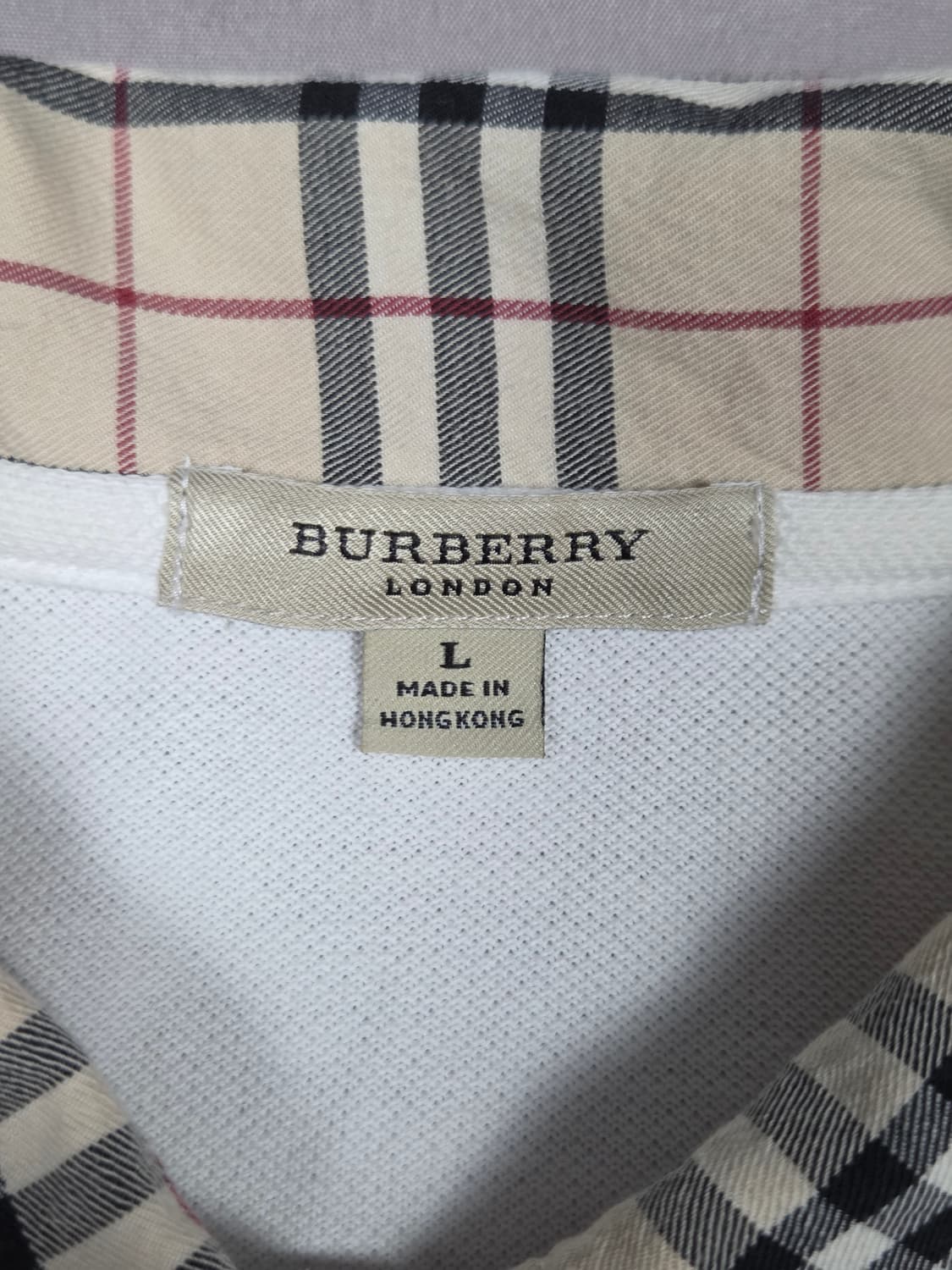 [버버리] 노바체크 카라 반팔 폴로 셔츠 | S00094 상품이미지3