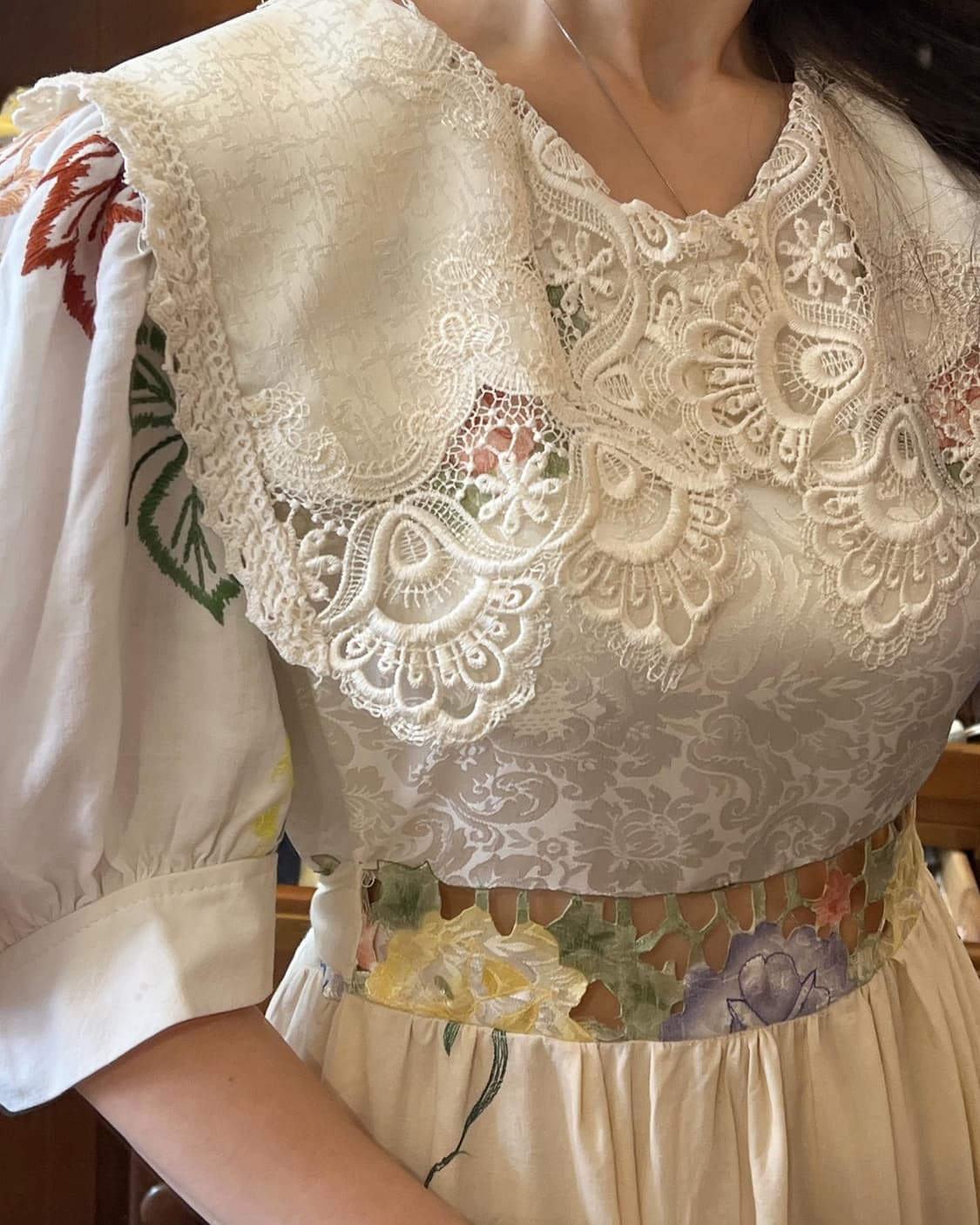 유럽 빈티지 업싸이클링 원피스  상품이미지3