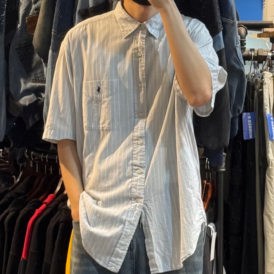 [No.9]Polo 폴로 스트라이프 반팔셔츠 상품이미지3