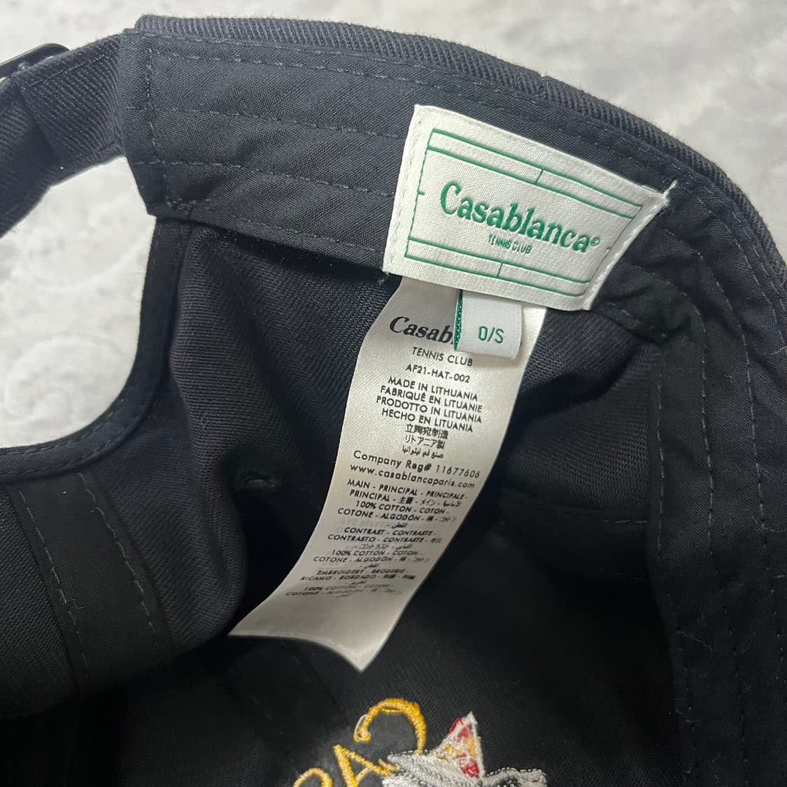 카사블랑카 볼캡 블랙 래빗 스포츠 rabbit 상품이미지4