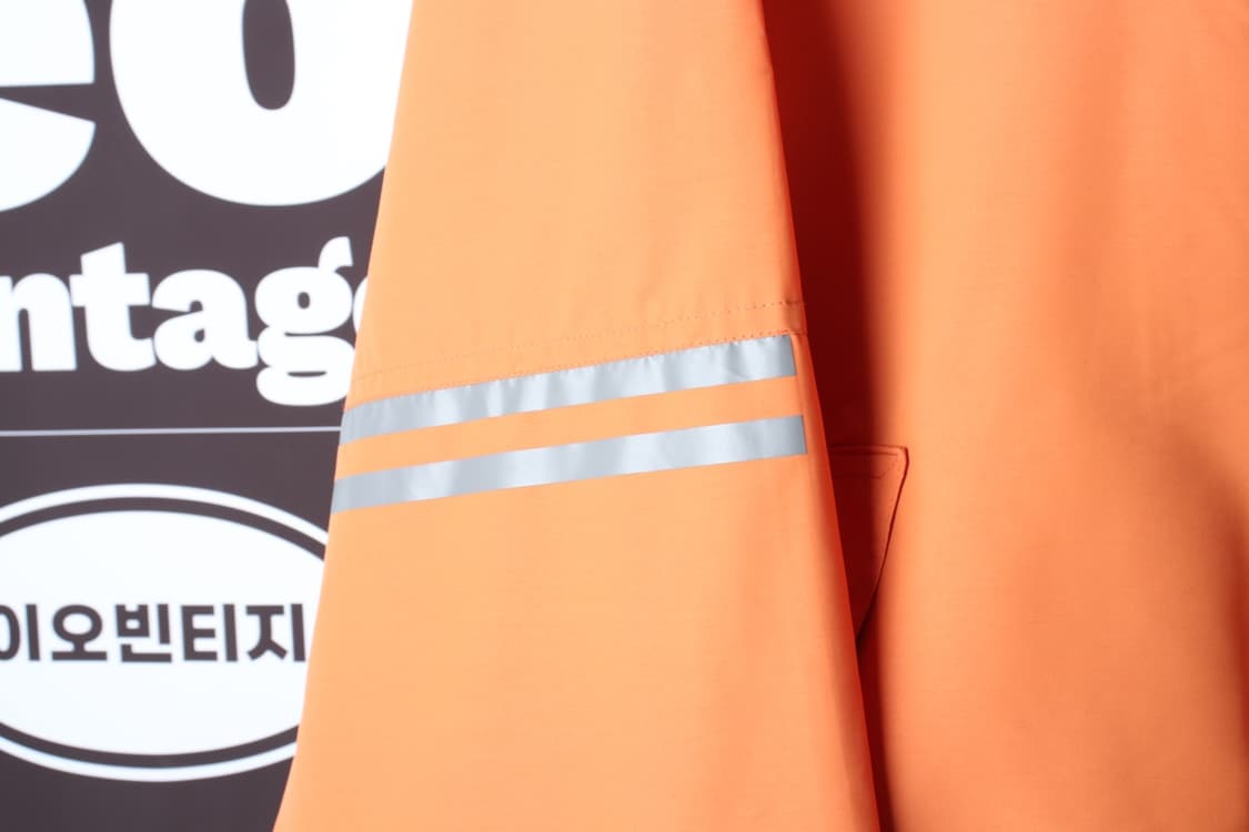 (L-2XL) 널디 집업 바람막이 점퍼자켓 경량 오렌지-H32528 상품이미지6
