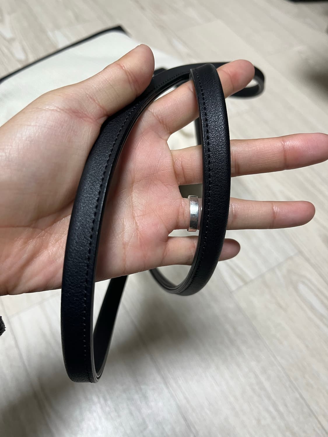 아노에틱 캔버스 벨트백 새상품급 상품이미지5