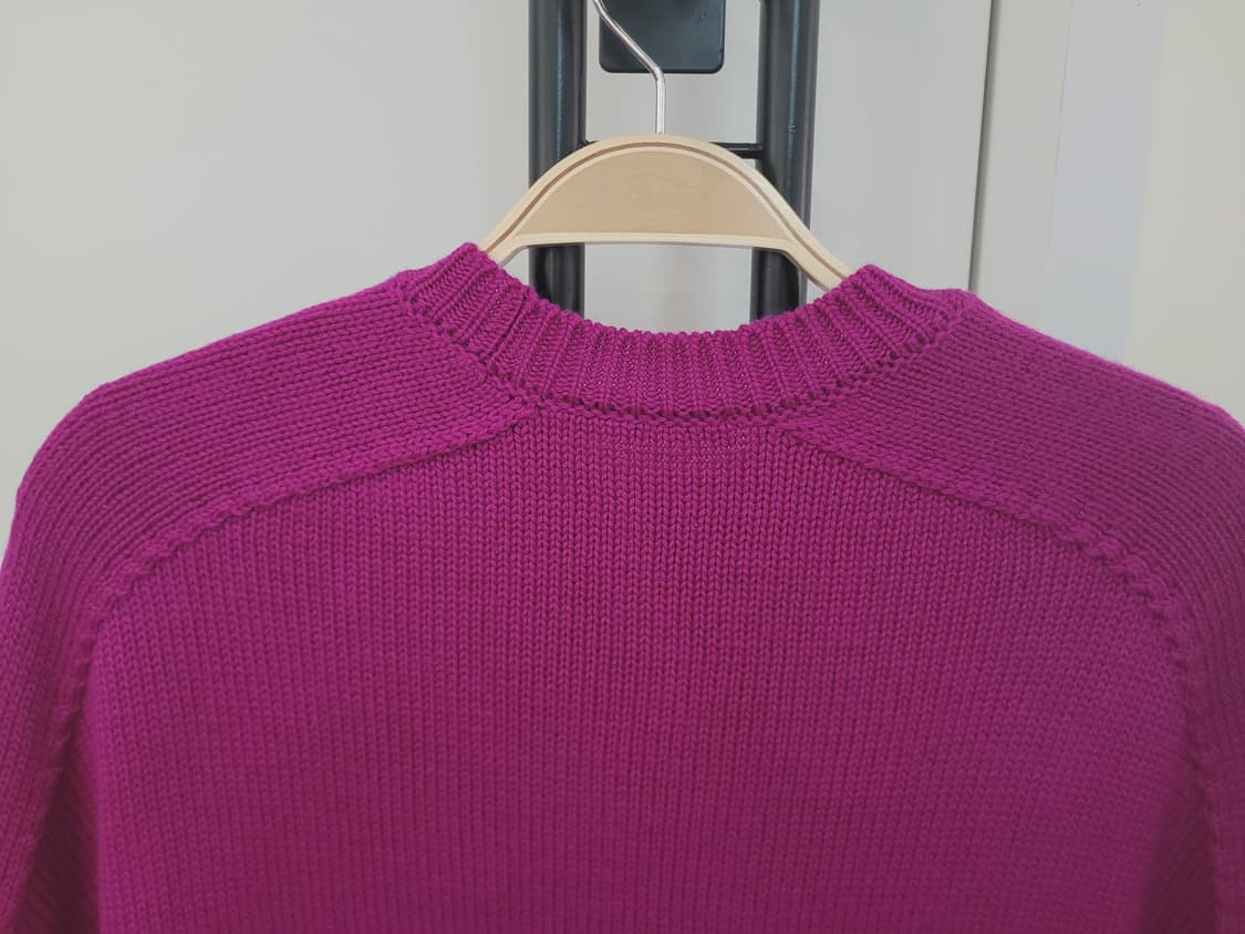 JPN 아스트라엣 ASTRAET 울100 돌먼 슬리브 니트 프리사이즈 상품이미지8