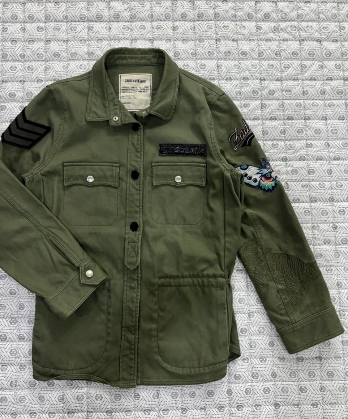 쟈딕 자딕앤볼테르 카키 야상 M 상품이미지1