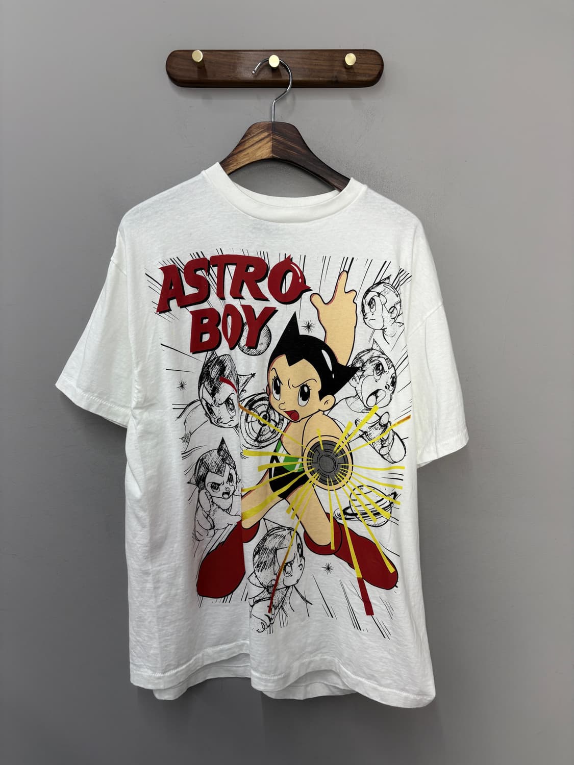 빈티지 우주소년 아톰 그래픽 화이트 반팔 A3710 상품이미지2