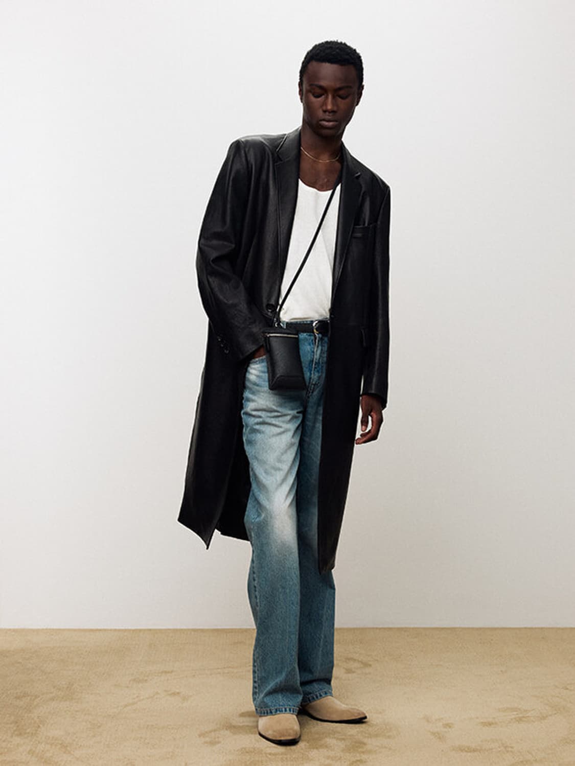 XL) 토니웩 레더 싱글 코트 상품이미지8