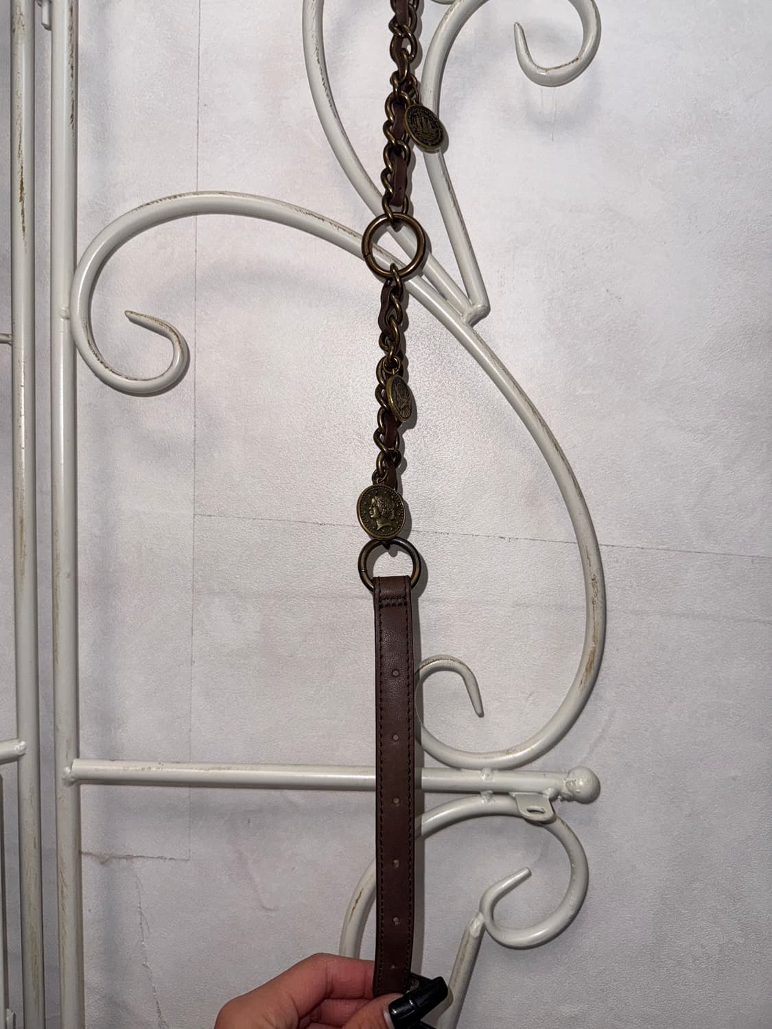 Antique gold charms chain buckle belt 상품이미지7