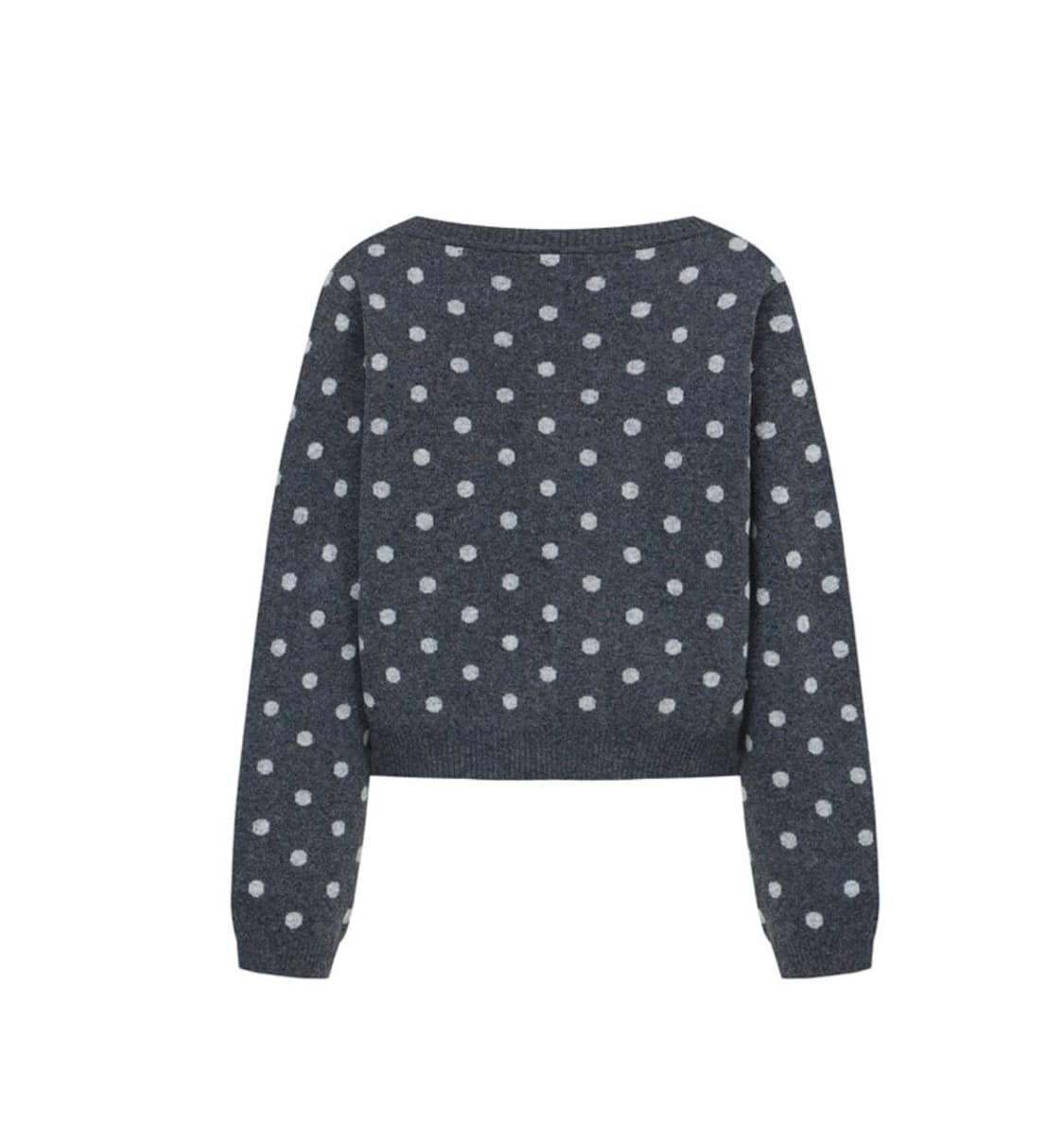 레터프롬문 로하 유넥 도트 가디건 상품이미지2