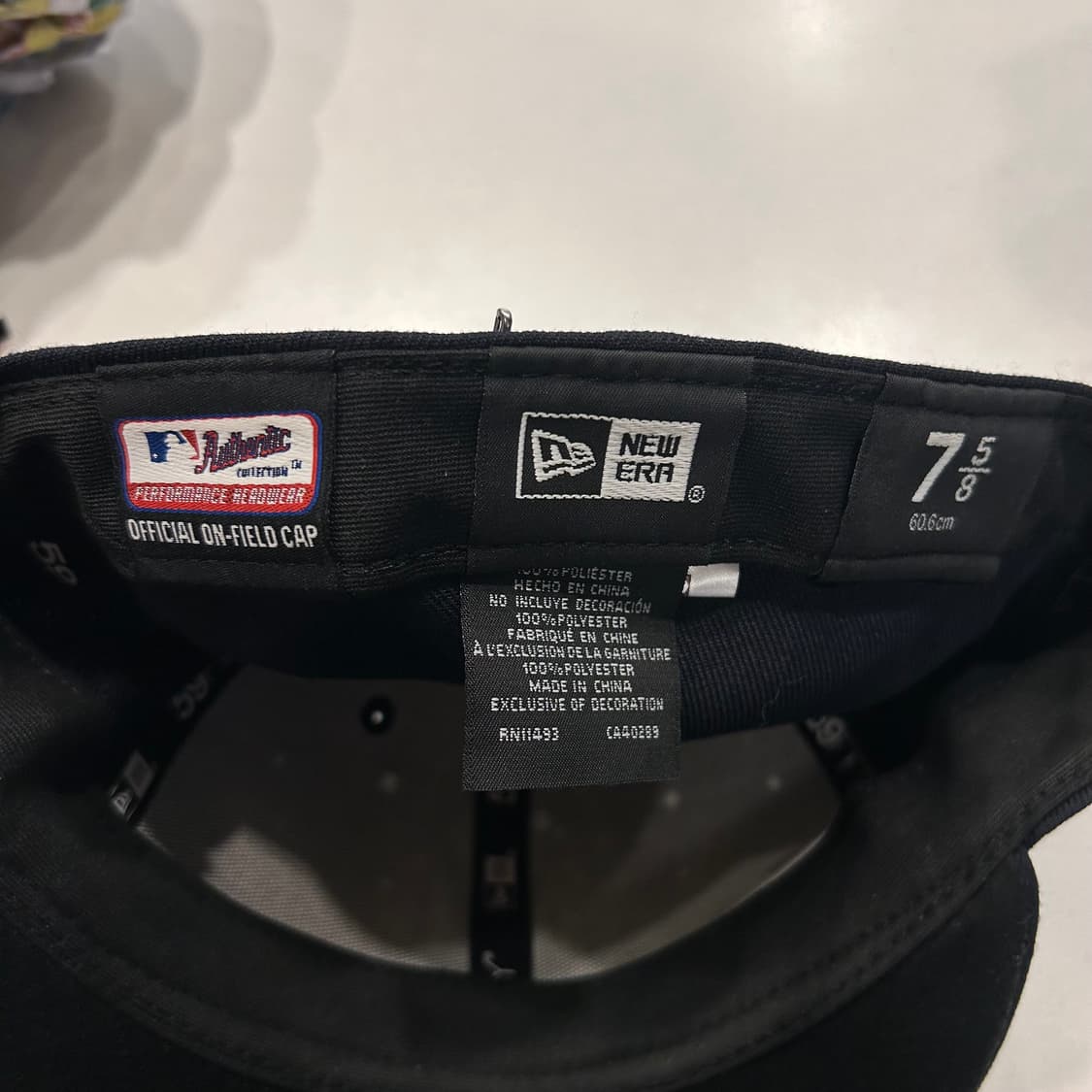 뉴에라 59fifty 양키스 블랙 7 5/8 상품이미지3