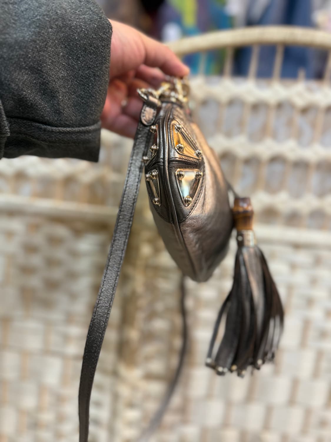 정품 구찌 뱀부 인디 2way백 팝니다 상품이미지7