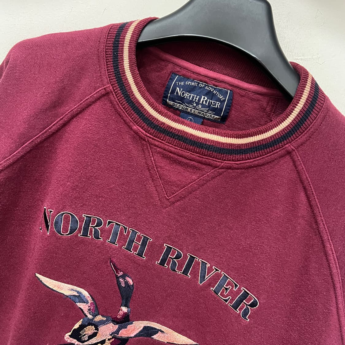 USA 빈티지 North River 자수 맨투맨 L 상품이미지3