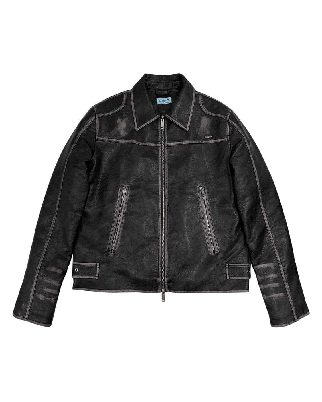 페일제이드 빈티지 워싱 패디드 바이커 점퍼 상품이미지1