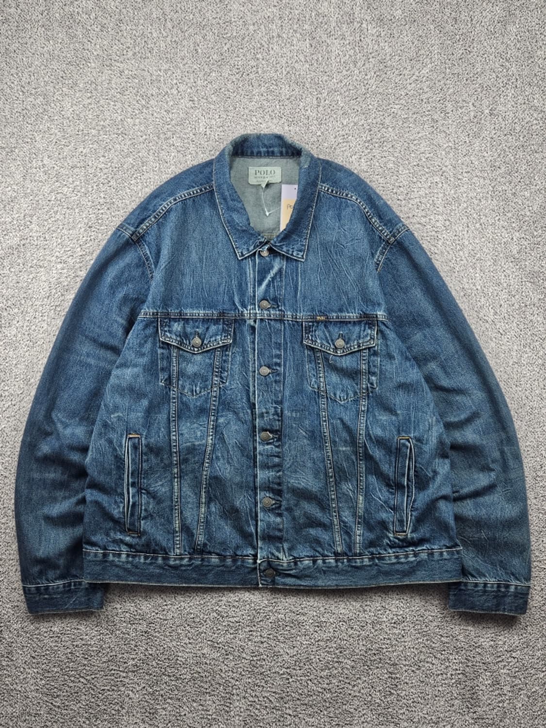 폴로 데님앤서플라이 워싱 데님 트러커 자켓 ( 3XL ) / 11667 상품이미지1