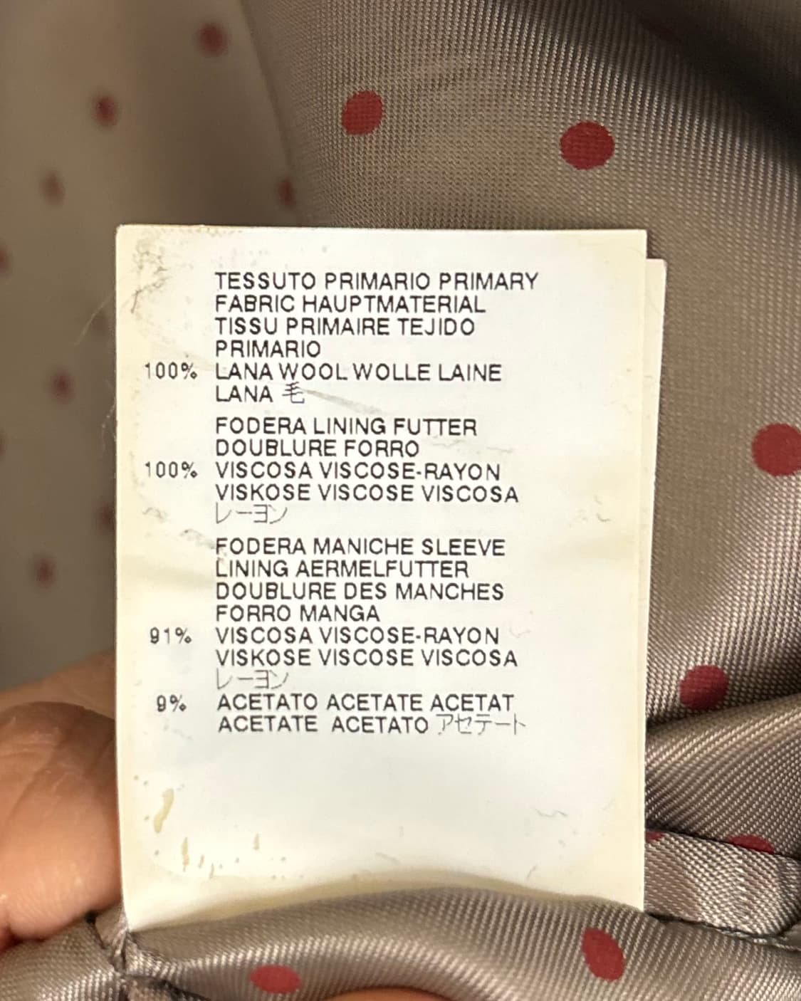 비비안 웨스트우드 네이비 블루 원 버튼 울 블레이저 자켓 상품이미지9