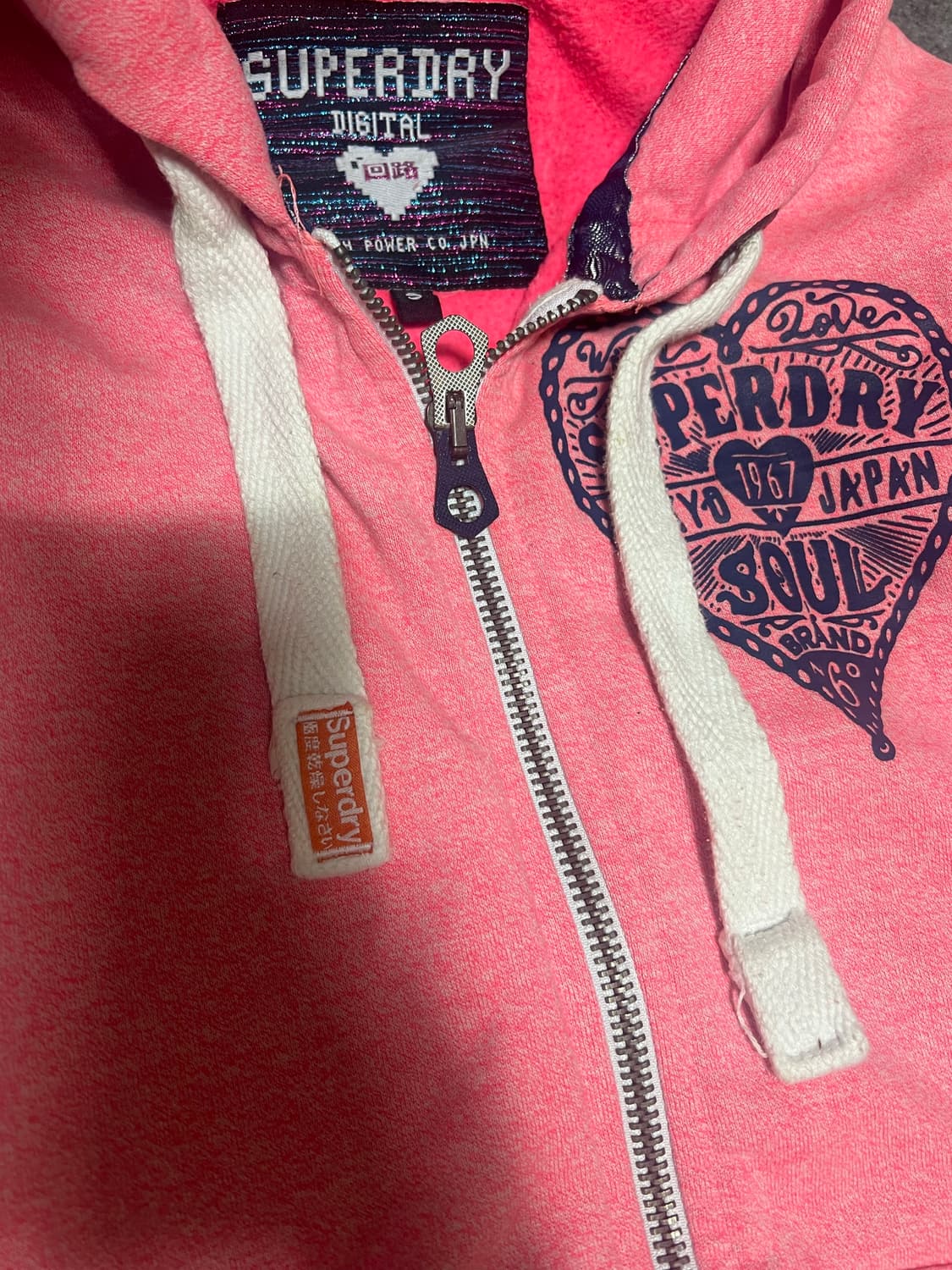 SuperDry 빈티지 후드집업 상품이미지4