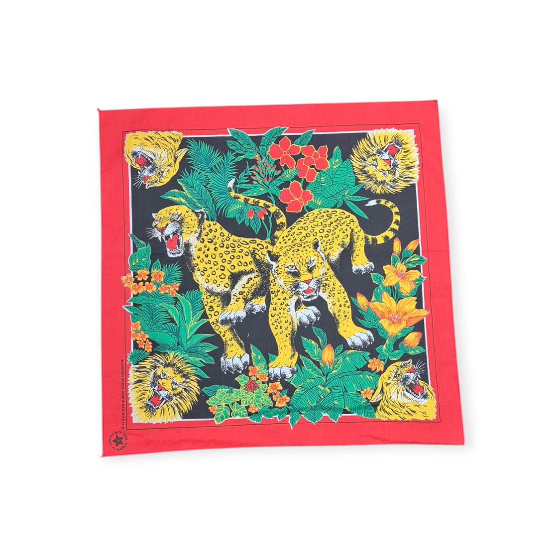 빈티지 반다나 표범 상품이미지1