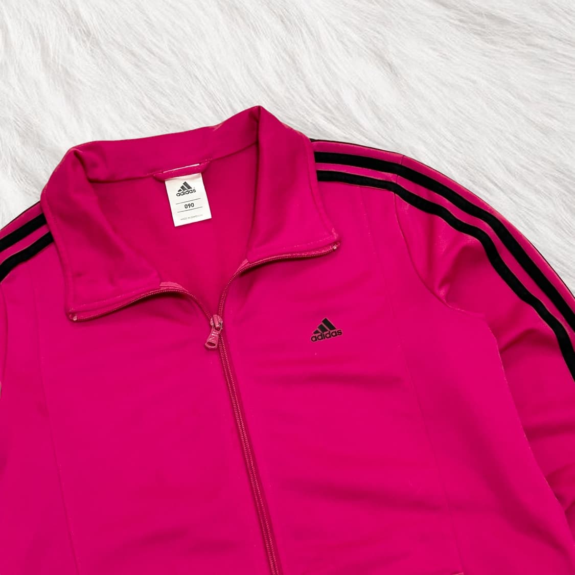 아디다스 핑크 블랙삼선 져지 상품이미지5