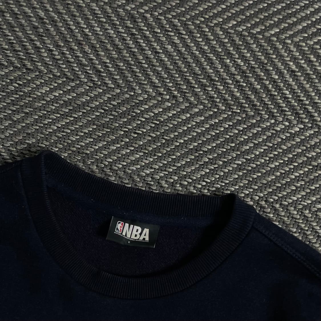 NBA 올드스쿨 빅로고 맨투맨 네이비y 3909 상품이미지5
