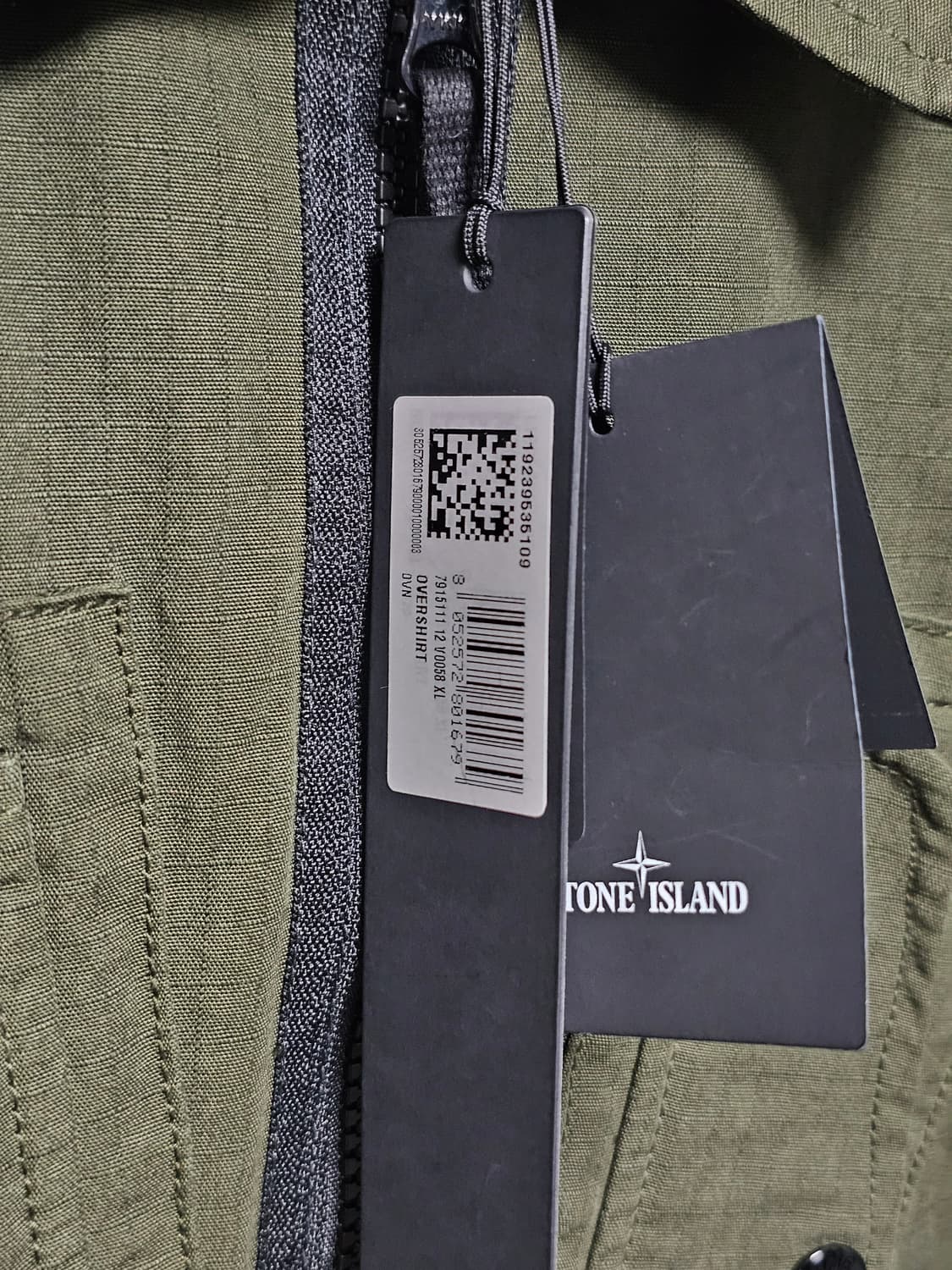 스톤아일랜드 헤비 듀티 코튼 립스탑 가먼트 다이드 오버셔츠  (새 상품) 상품이미지3