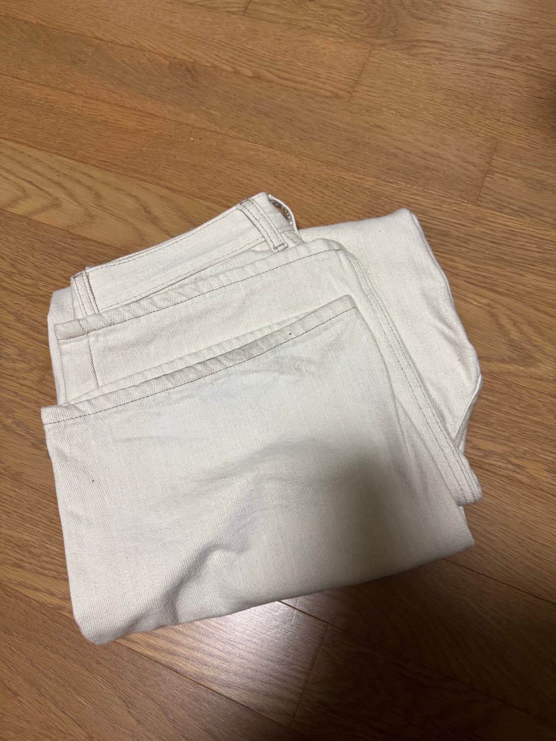 팬시클럽 엔젤 빈티지 워싱 팬츠 아이보리 상품이미지4