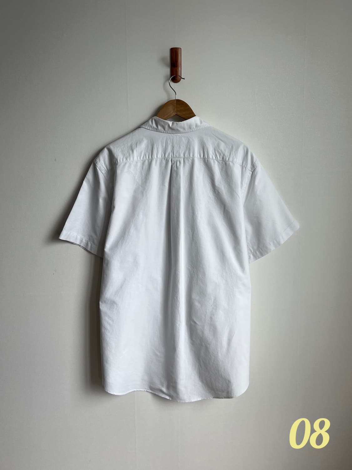 폴로 랄프로렌 화이트 반팔 셔츠 XXL 상품이미지3