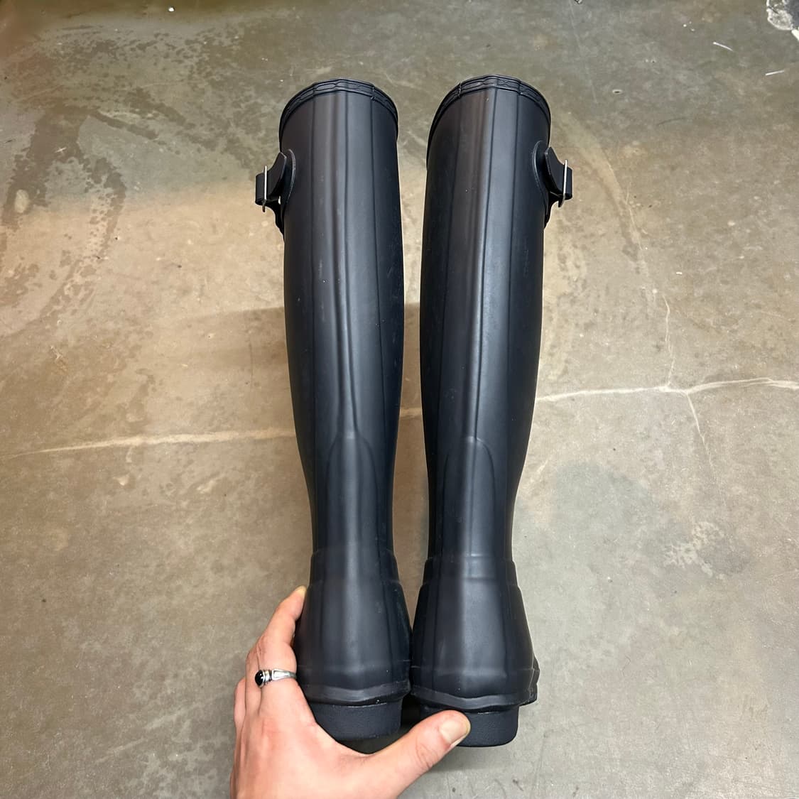 230) 헌터 오리지널 레인부츠 장화 톨 블랙 상품이미지5