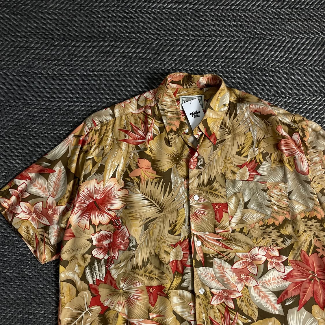 USA 오리지날 빈티지 하와이안 셔츠o 3324 상품이미지3