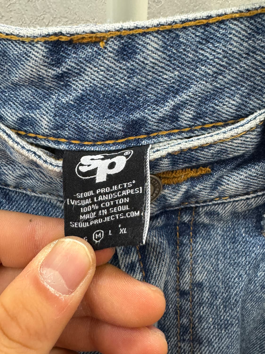 서울프로젝트 데님 팬츠 M 상품이미지4