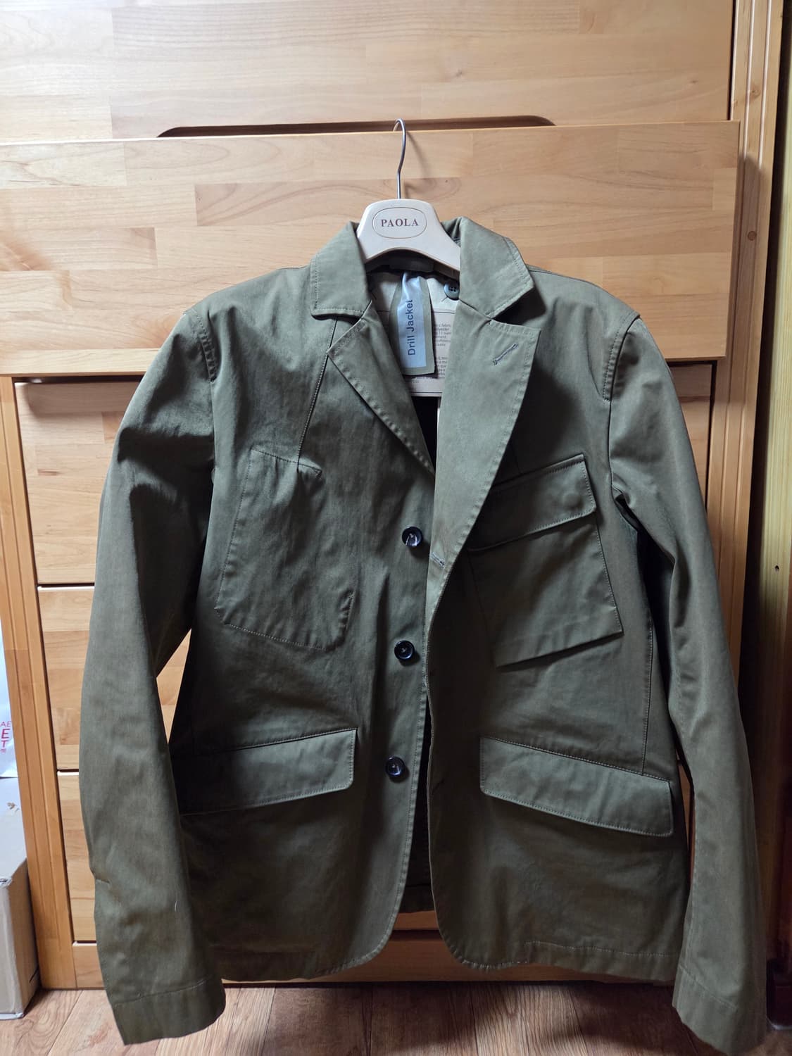 텐씨 드릴자켓 카키 50사이즈 상품이미지1