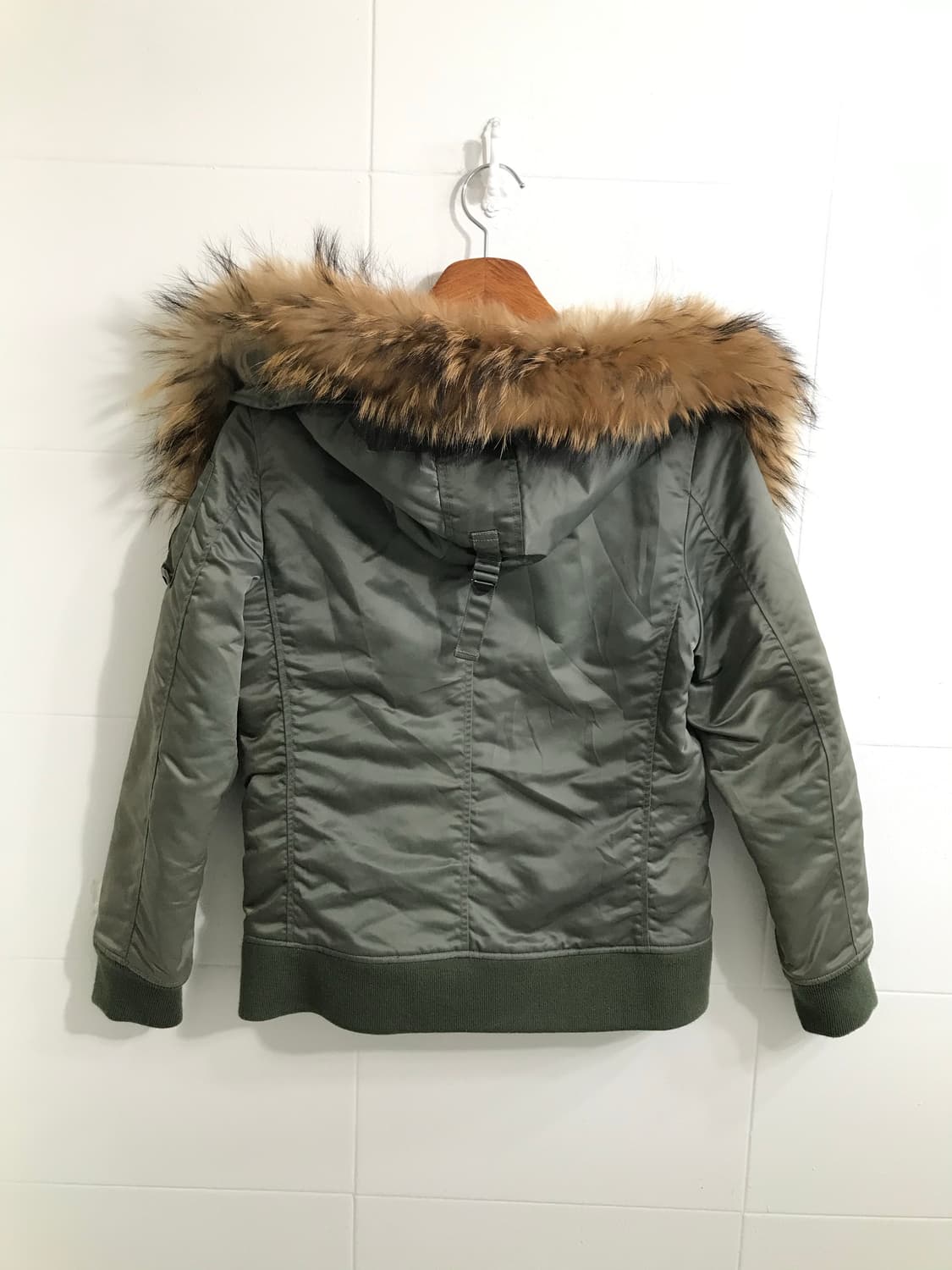 STUDIOUS 재팬 크롭 하이넥 퍼 MA-1 자켓 상품이미지6