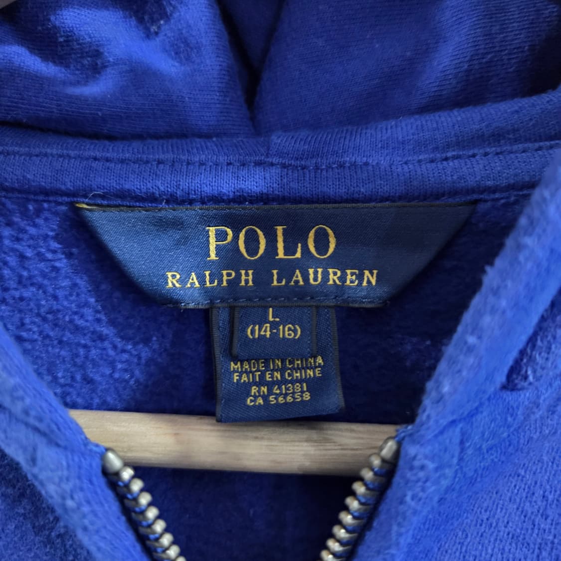 폴로랄프로렌 키즈 빅포니 후드집업 L(14/16)  상품이미지3