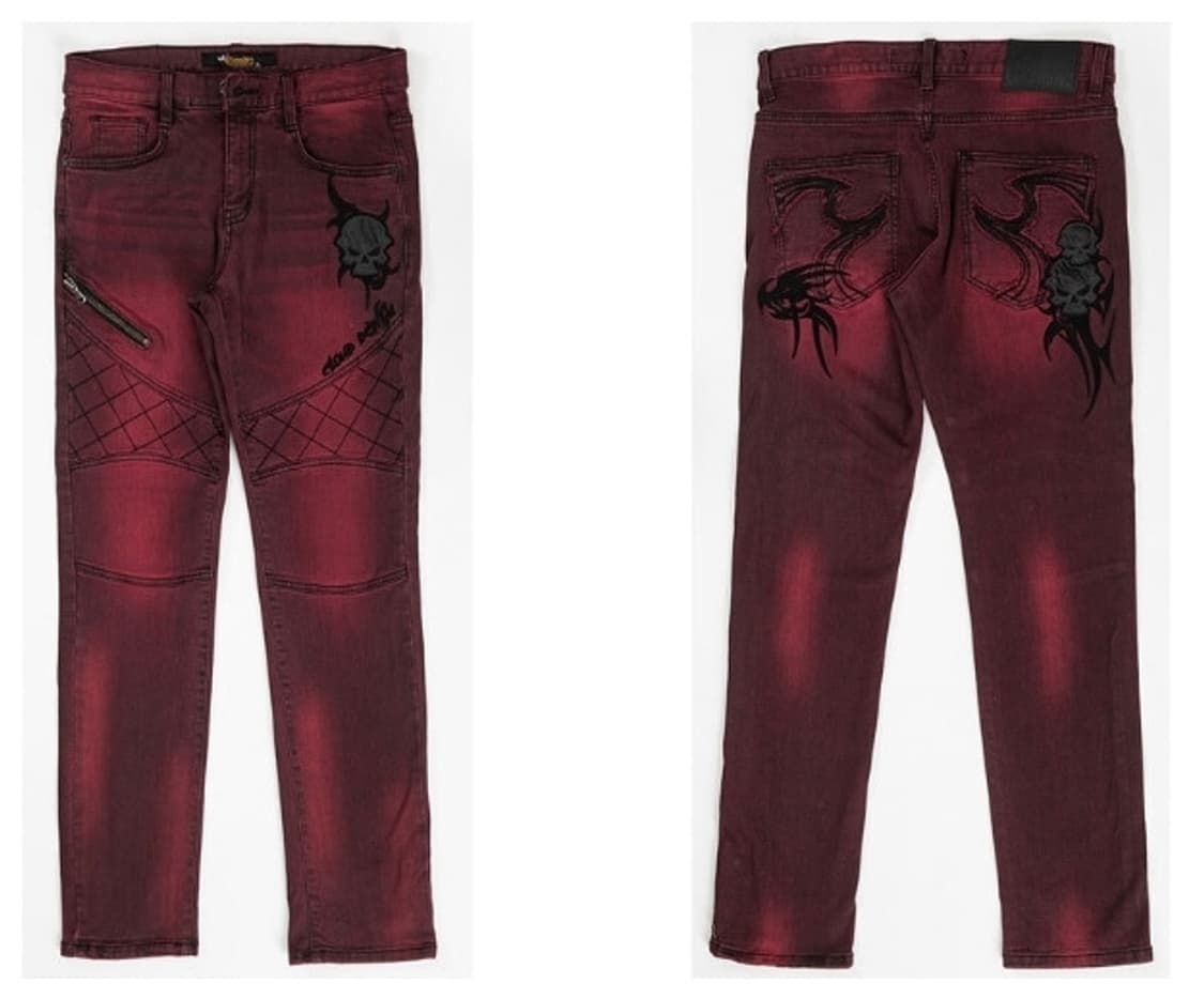 자주와인 스컬퀄팅 PANT  상품이미지2