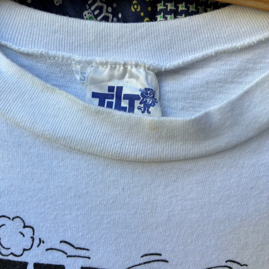 90's Vintage French Ski Cartoon Tee 상품이미지3