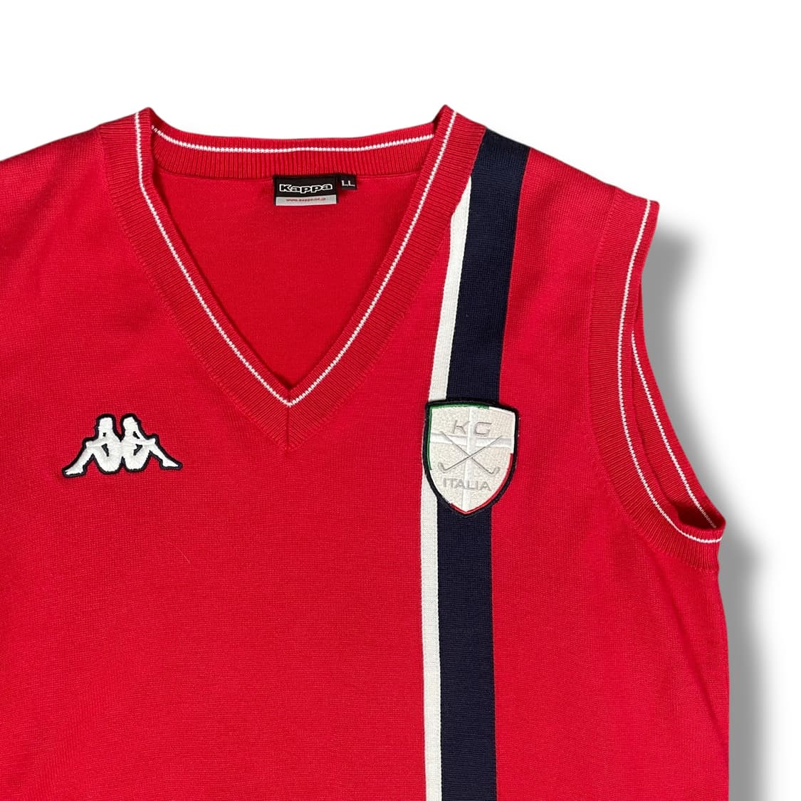 카파 KG 레드 컬러 골프 베스트 LL 상품이미지3