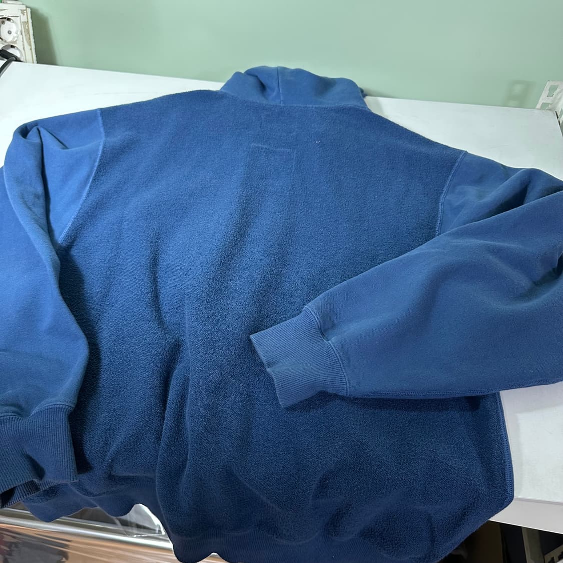 L 네이머클로딩 BLUER로고 스카이네이비 스웻후드티 상품이미지5