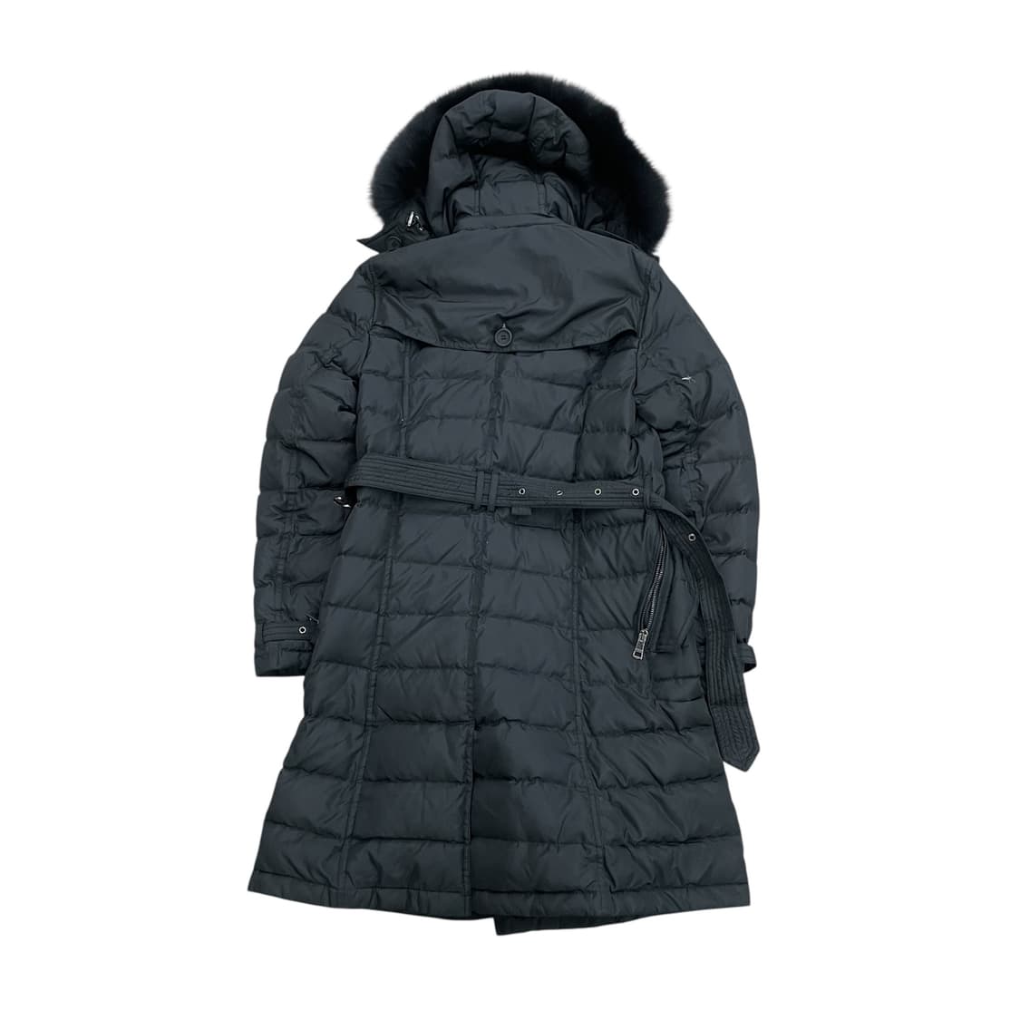 버버리 여성 후드 롱패딩 블랙 상품이미지2