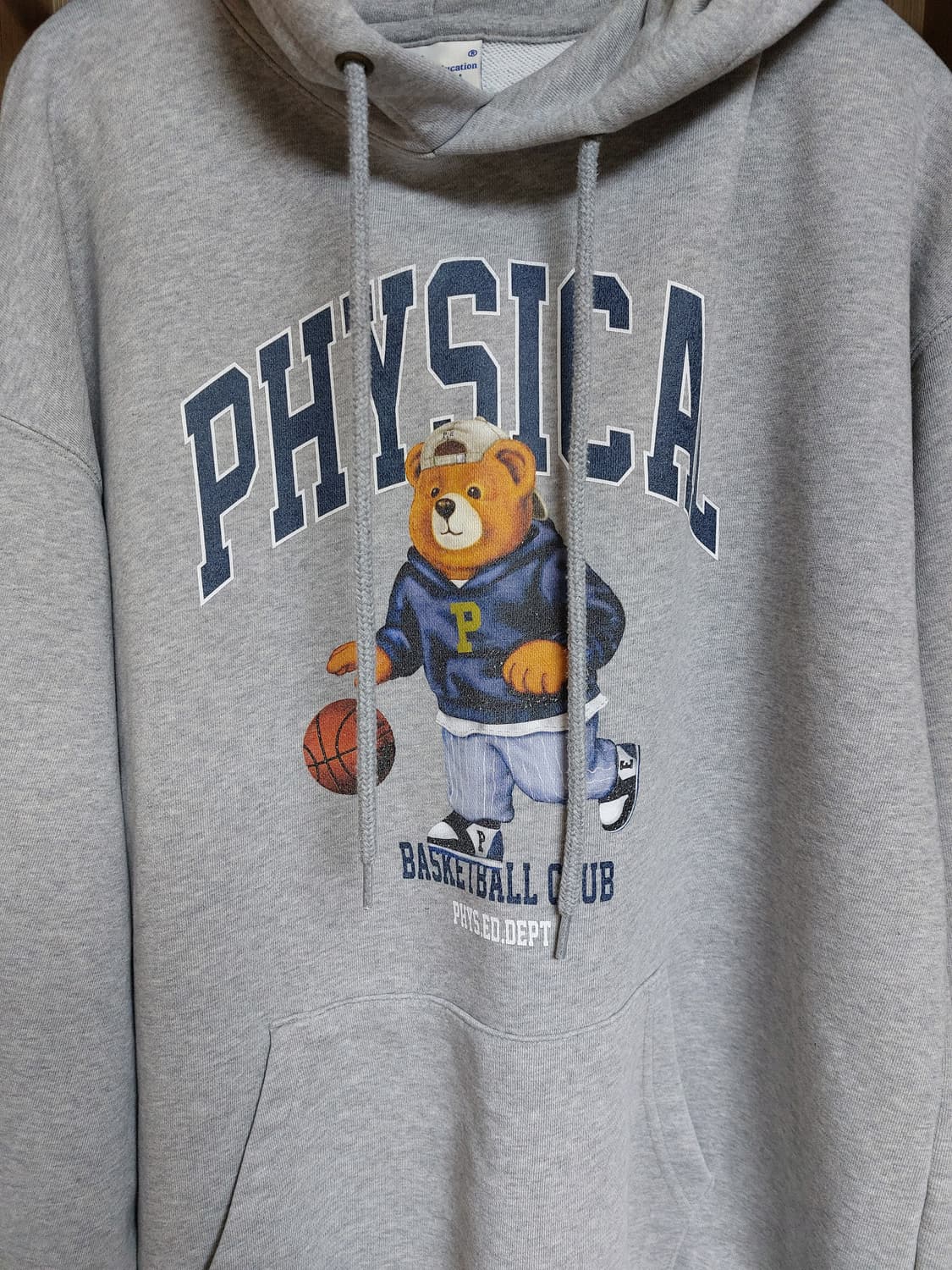 BEARS BASKETBALL DIET HOODIE GRAY 상품이미지2