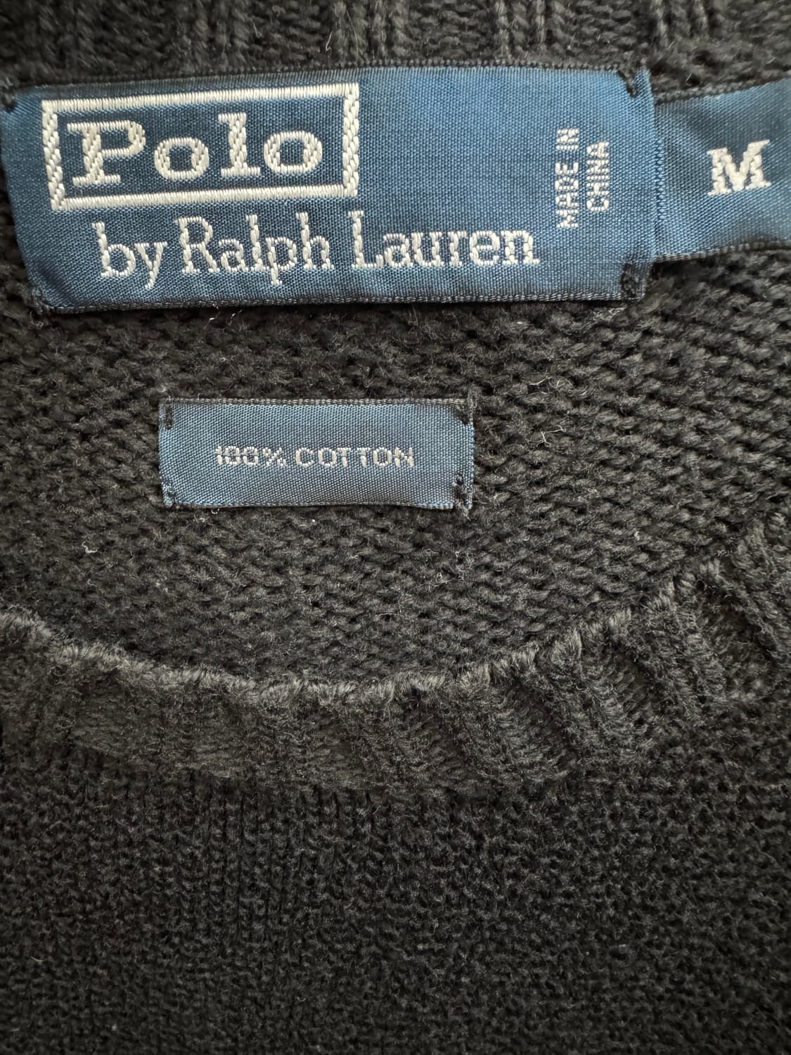 폴로랄프로렌 로고 코튼 니트 M(L) 상품이미지5