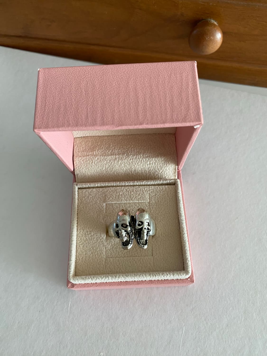 더블 해골 반지 상품이미지2