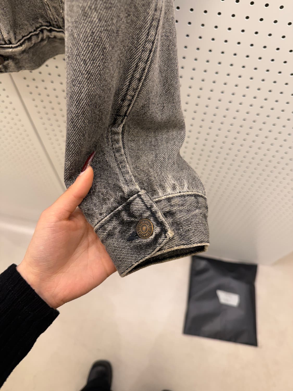 리바이스 빈티지 흑청 데님 자켓 U1624 상품이미지4