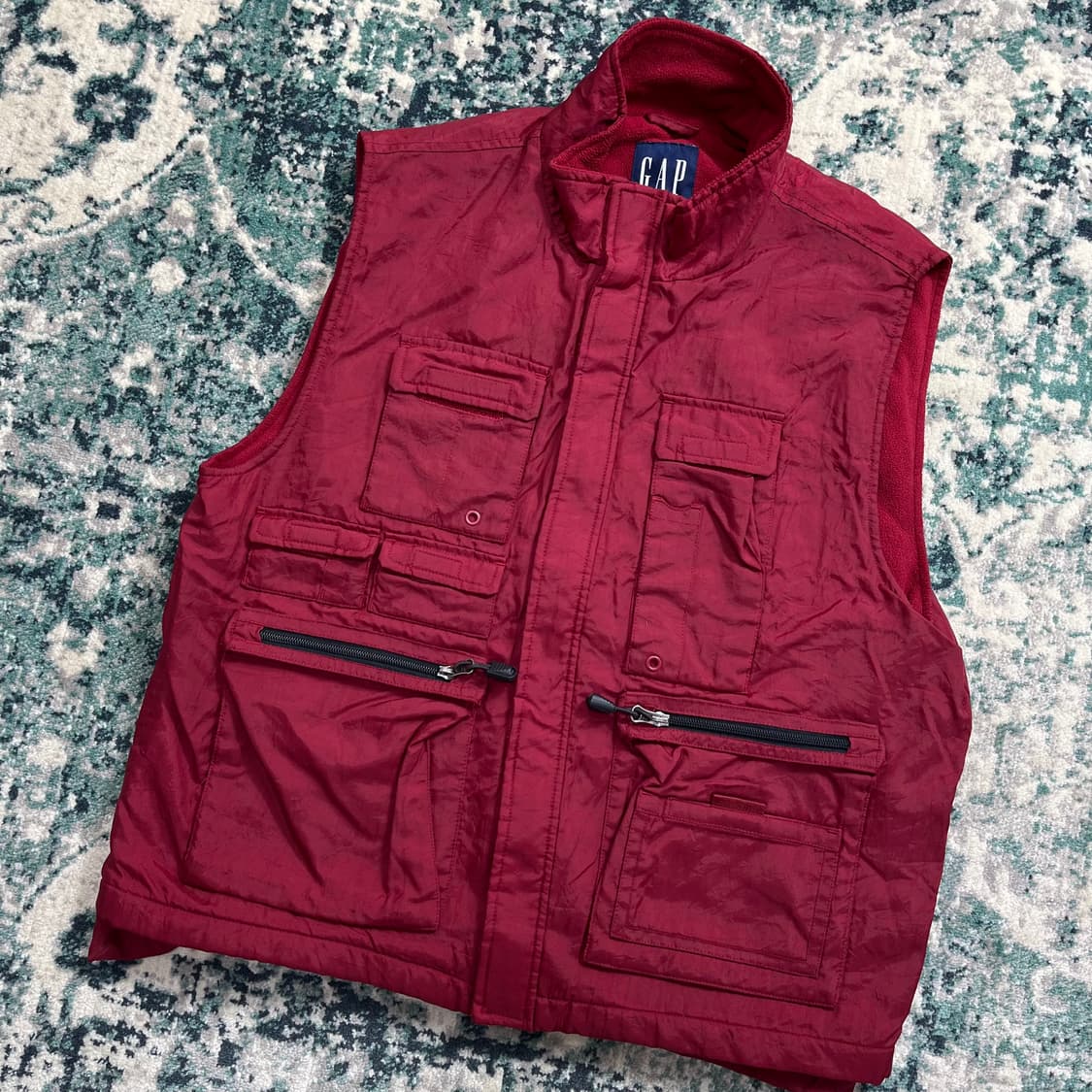 90s gap 올드갭 택티컬 조끼 베스트 집업 (M) 상품이미지2