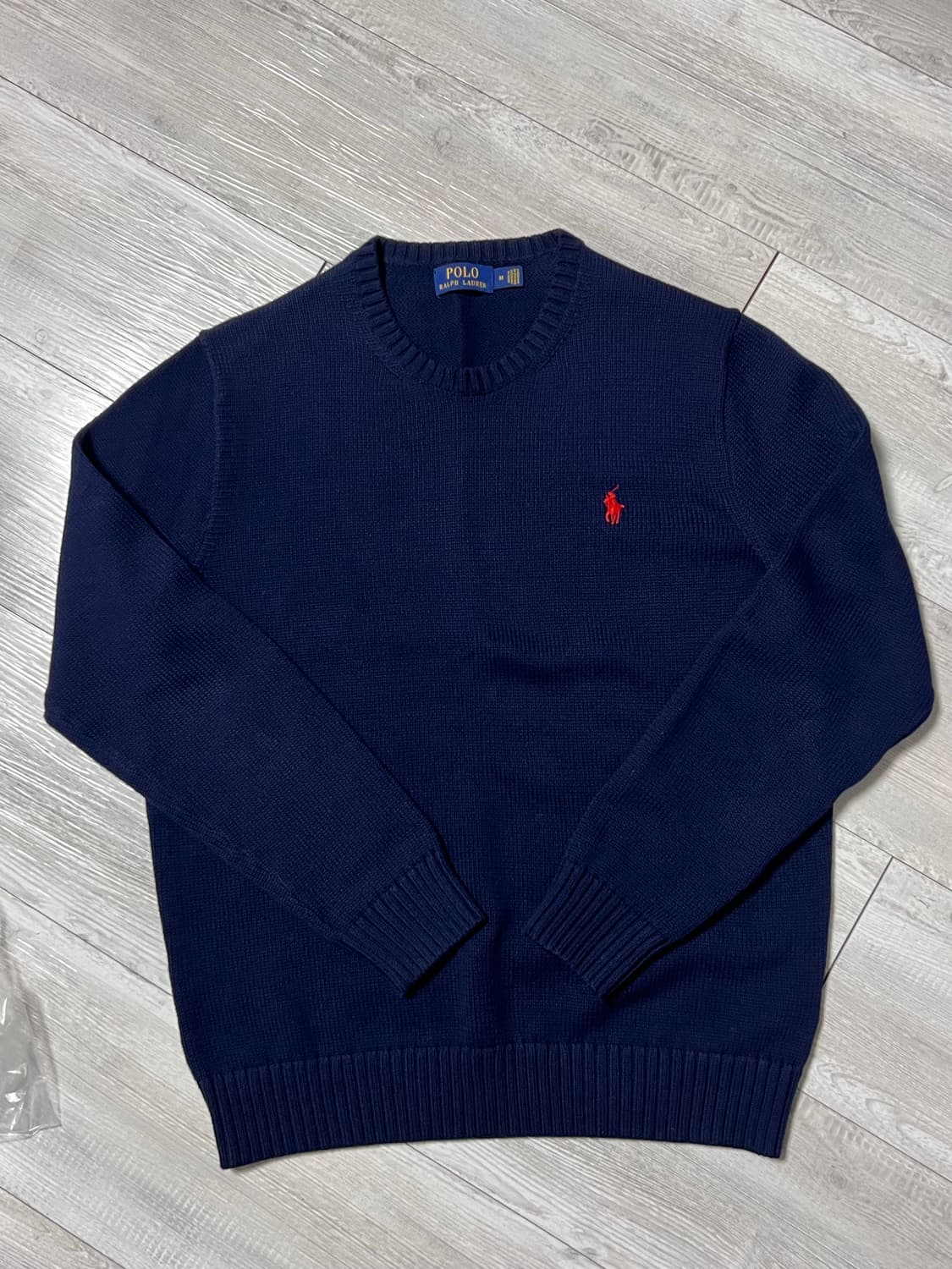 폴로 네이비 니트 M 새상품(택만제거) 상품이미지1