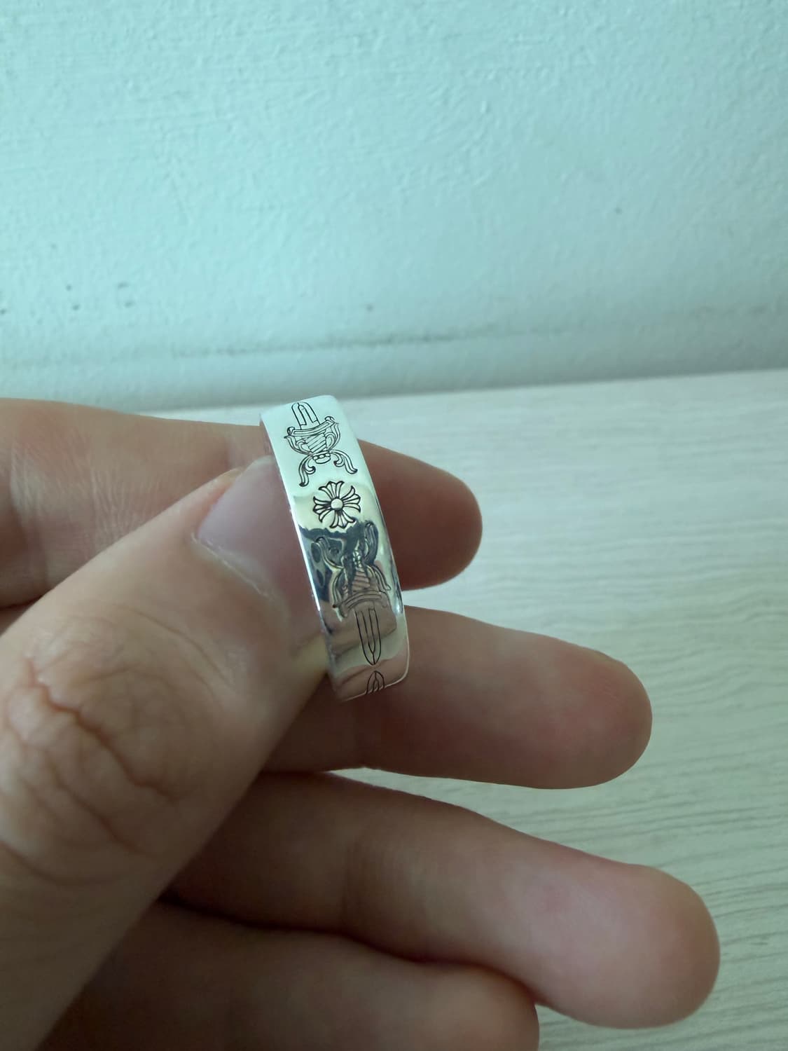 [us9.5] 크롬하츠 스페이서 대거링 6mm 상품이미지7