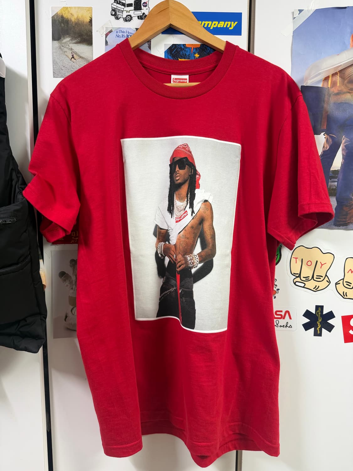 슈프림 플레이보이 카티 티셔츠 레드 상품이미지1