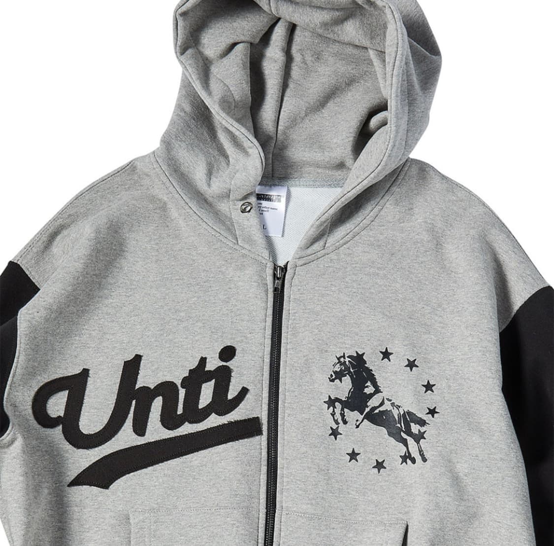 새상품) 언타이틀 바시티 후드집업 L 상품이미지2