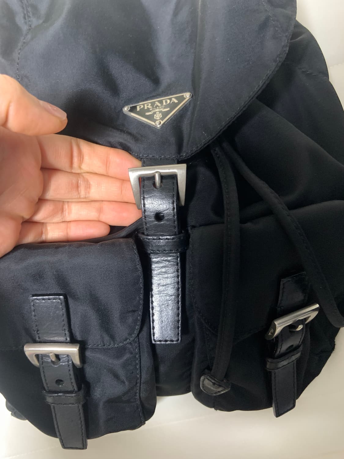 프라다 나일론 빈티지백팩 스몰사이즈 상품이미지3