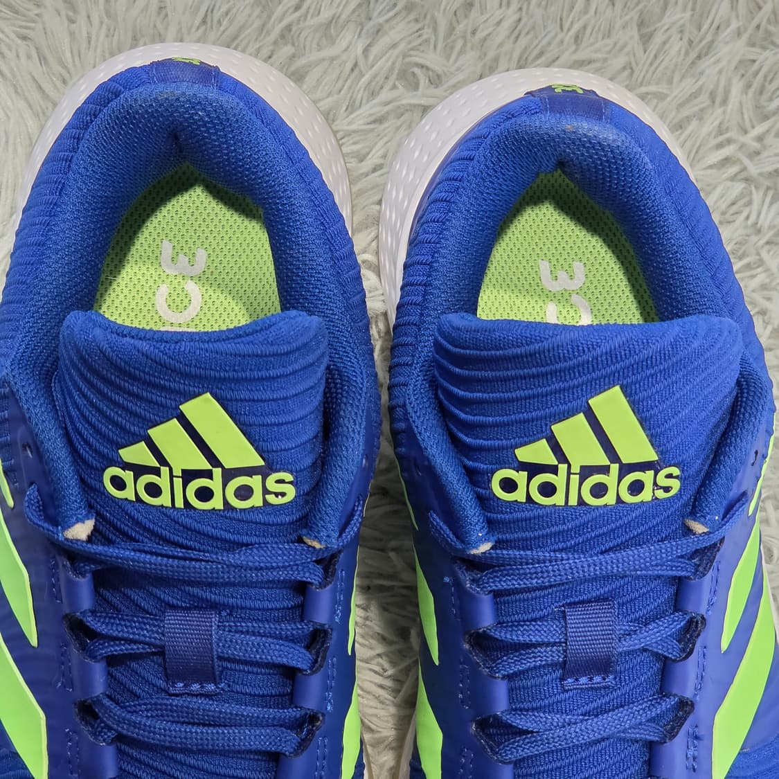 3q-4:아디다스 인도어코트 바운스 트레이너 블루 (230mm)-거의새거 상품이미지6