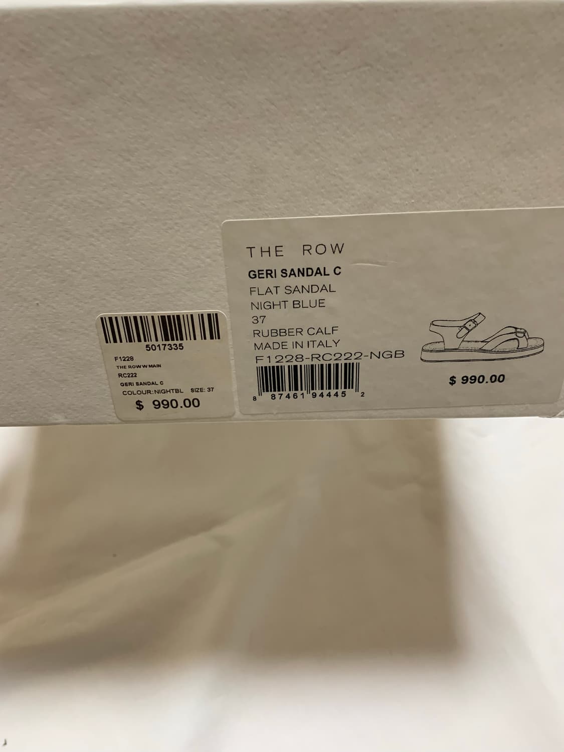 Therow 더로우 게리 샌들 37 새상품 상품이미지4