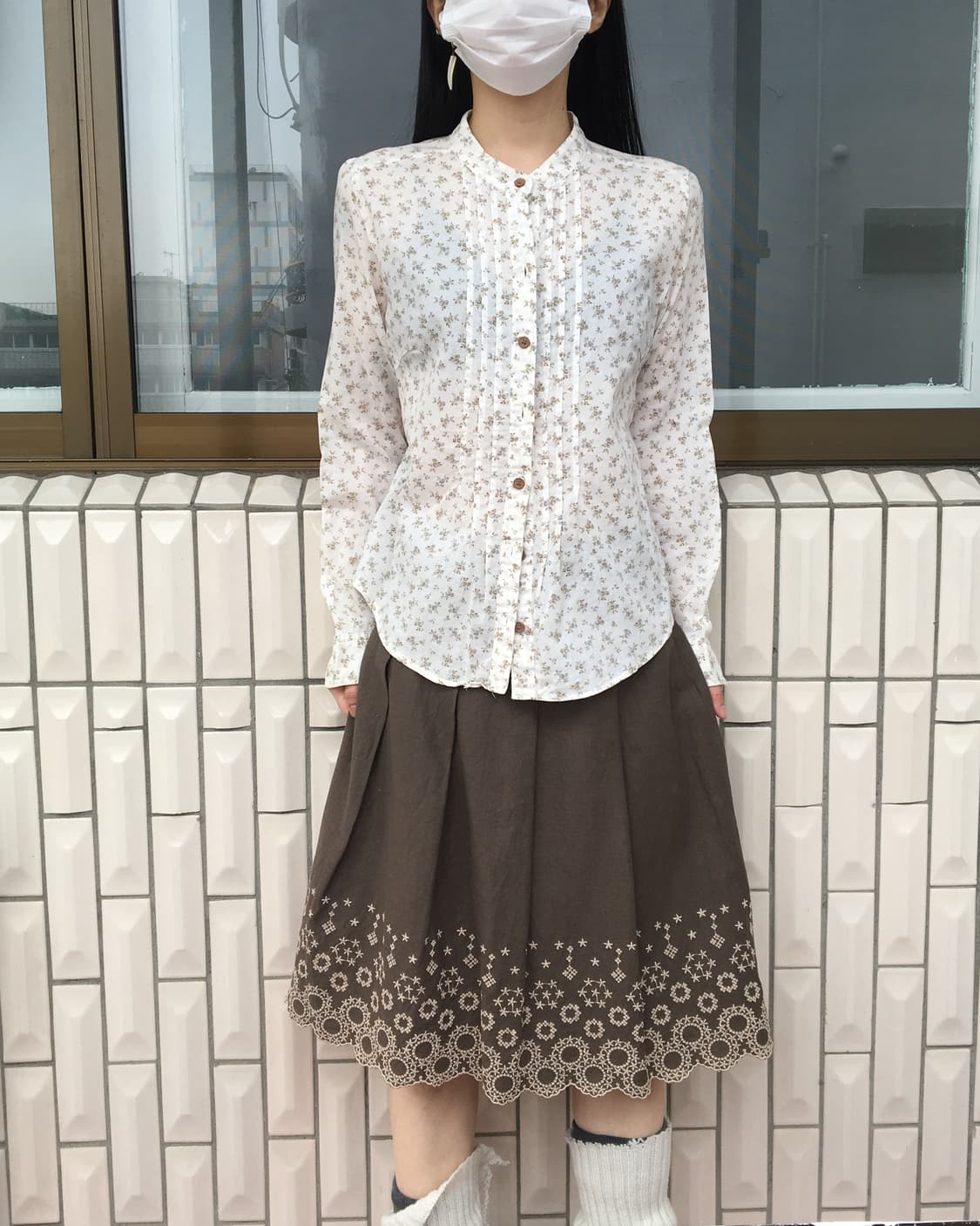 Flower pattern shirt 상품이미지1